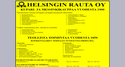 Desktop Screenshot of helsinginrauta.fi